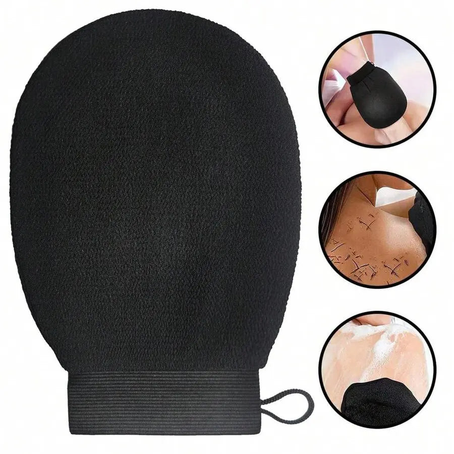 Deep Exfoliating Glove, Korean Exfoliating Glove for Smooth & Radiant Skin, Gentlyyet Effective, Cleanses Dry Dead Skin, 100% Viscose Fabric Exfoliating Mitt, Exfoliant Scrubber Glove, Exfoliator Glove, Exfoliating Tool