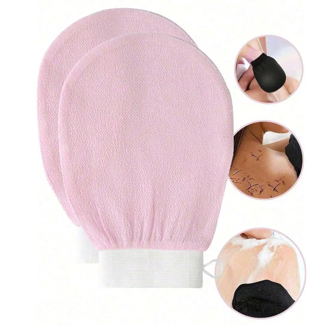 Deep Exfoliating Glove, Korean Exfoliating Glove for Smooth & Radiant Skin, Gentlyyet Effective, Cleanses Dry Dead Skin, 100% Viscose Fabric Exfoliating Mitt, Exfoliant Scrubber Glove, Exfoliator Glove, Exfoliating Tool
